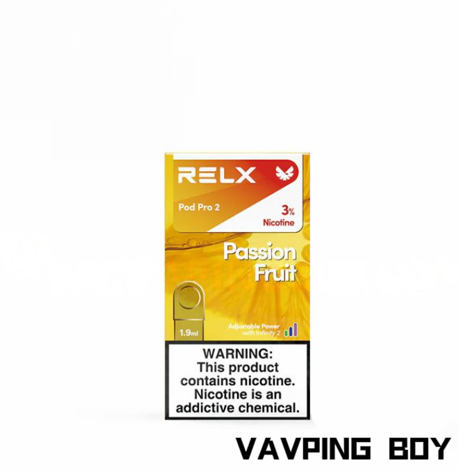 relx infinity pod passionfruit