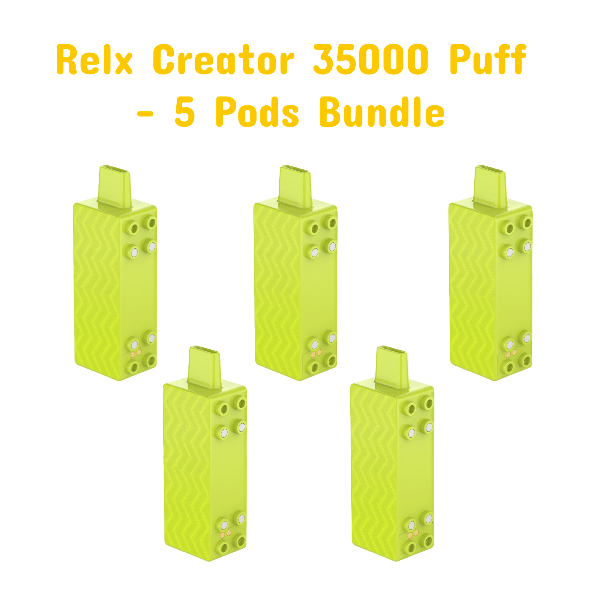 Relx Creator 35000 Puff 5 Pods Bundle